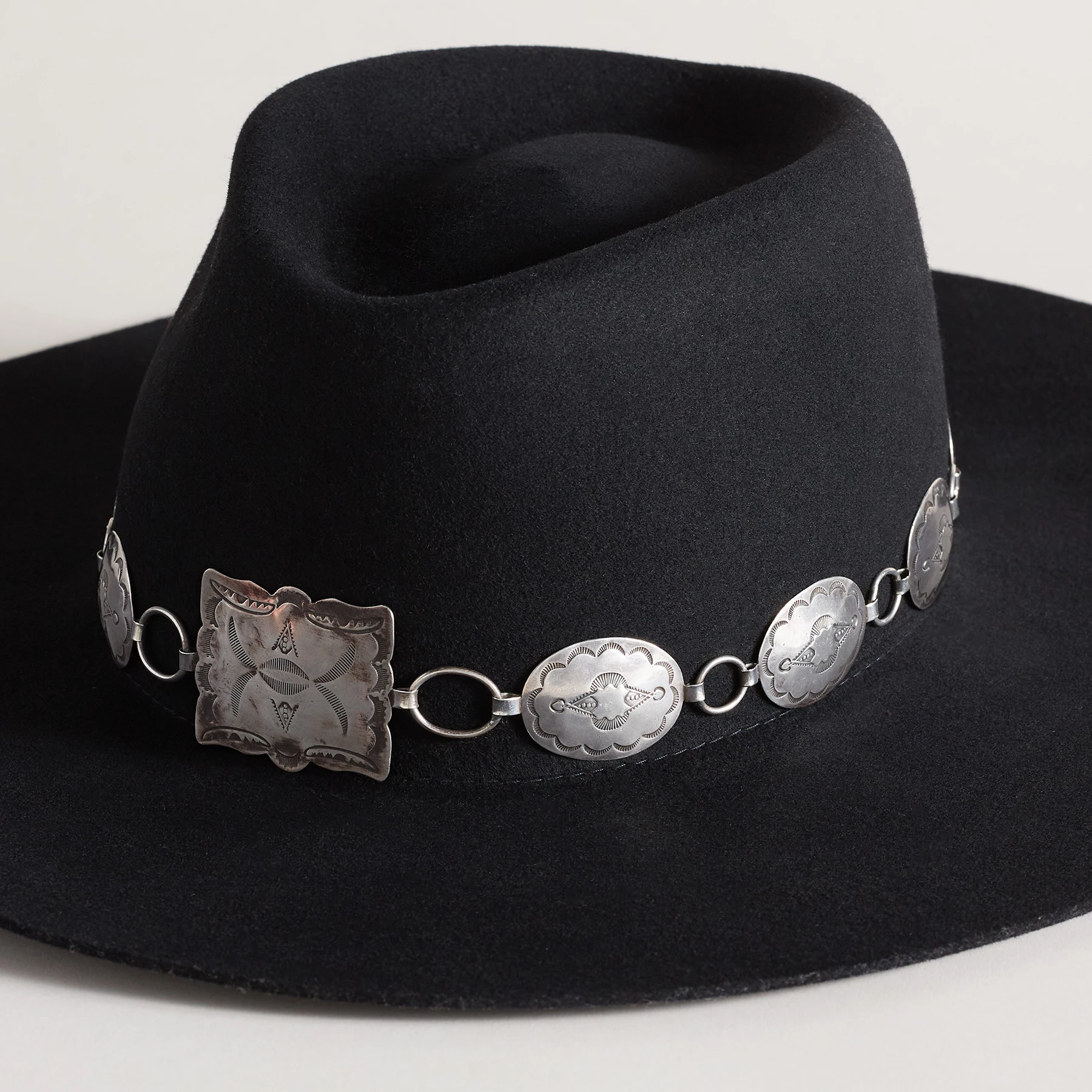 1930s Stamped Concho Hatband 3 1930s Stamped Concho Hatband