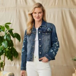 Flora Denim Jacket