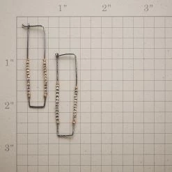 Rectangular Hoop Earrings