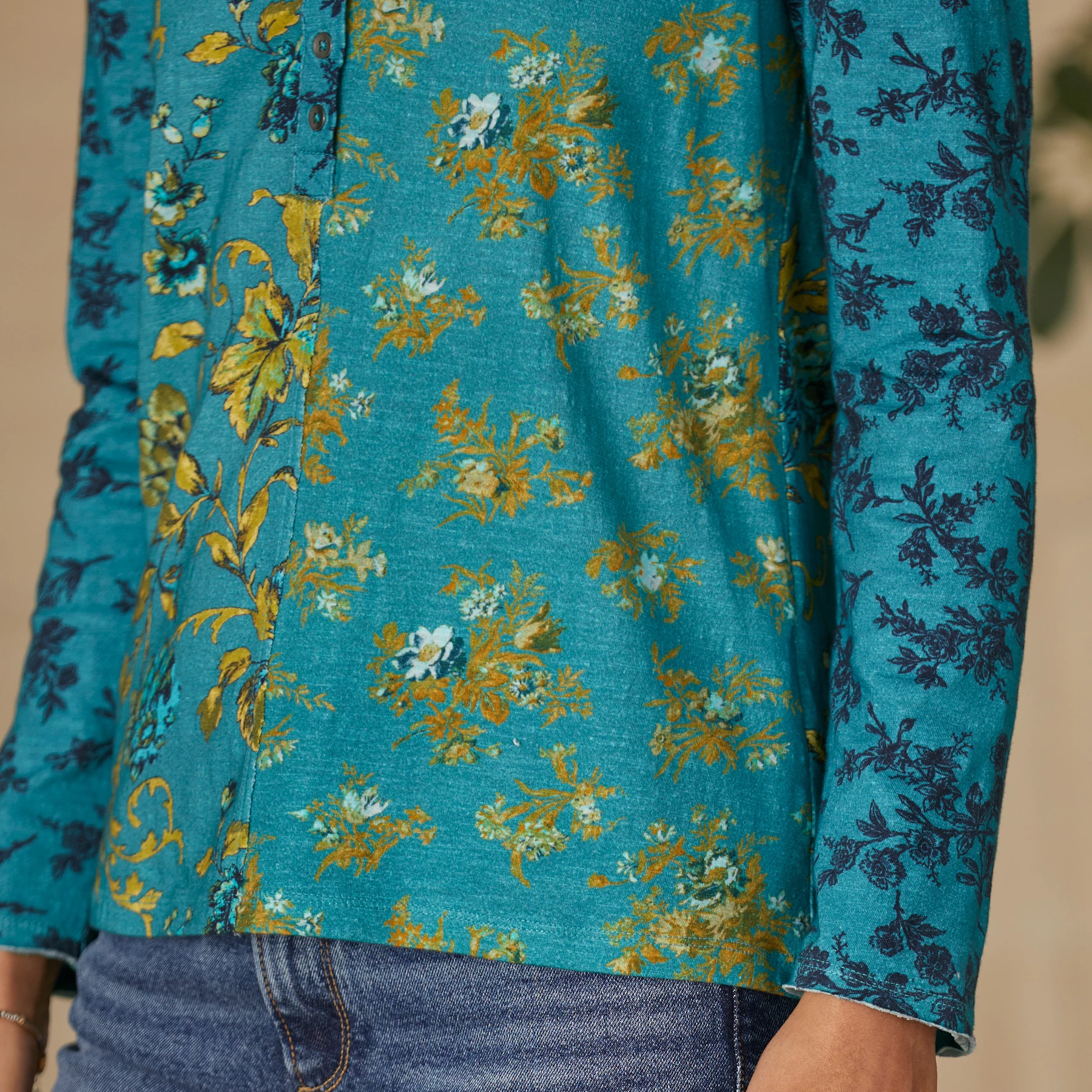 Jordane Floral Tee, Petite 5 Jordane Floral Tee, Petite - Image 3