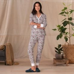 Long Johnna Floral Pajamas - Petites