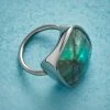 Earthy Emerald Ring