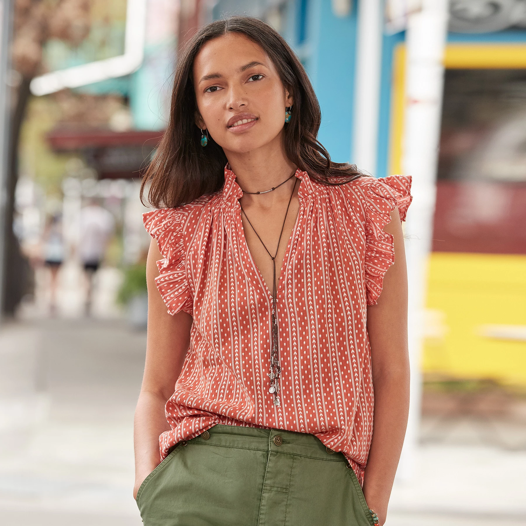 Delfina Stripe Top 3 Delfina Stripe Top