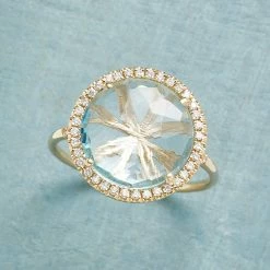 Diamond Halo Topaz Ring -Sundance Sales 2024 6ef4fce8 419a 4f7d 88cc 144cebf49838