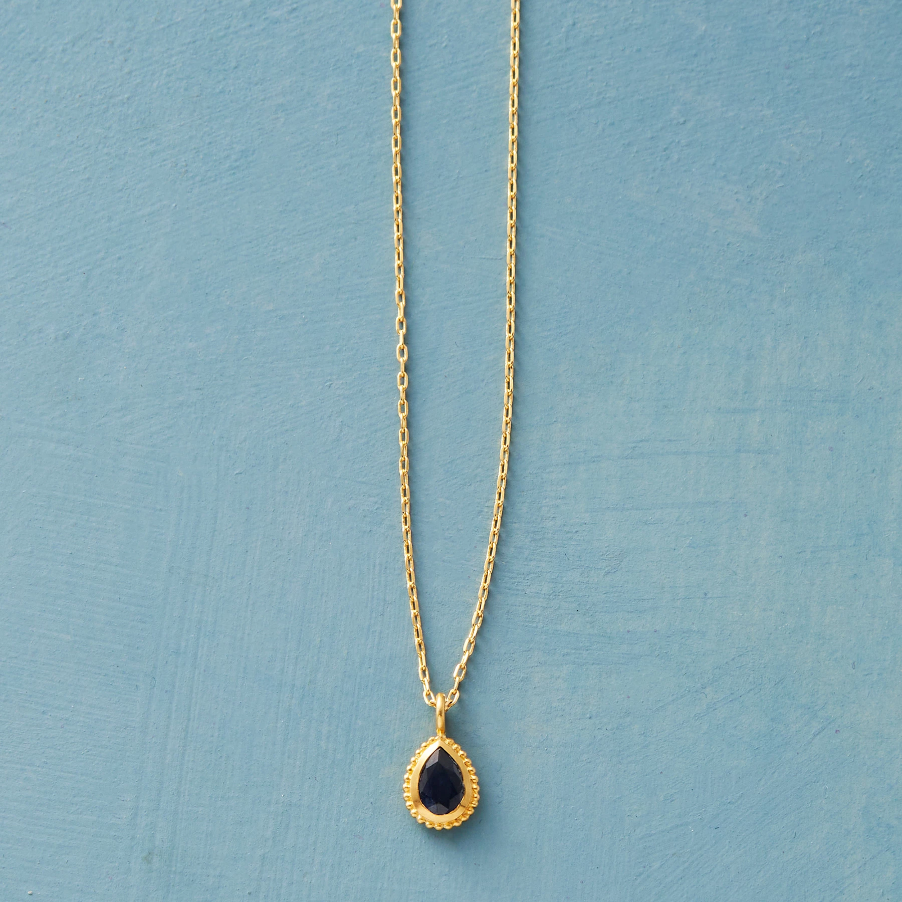 Teardrop Birthstone Necklace 5 Teardrop Birthstone Necklace - Image 3