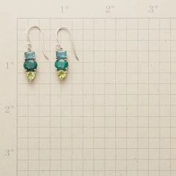 Tri-color Earrings