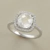 Harlequin White Topaz Ring