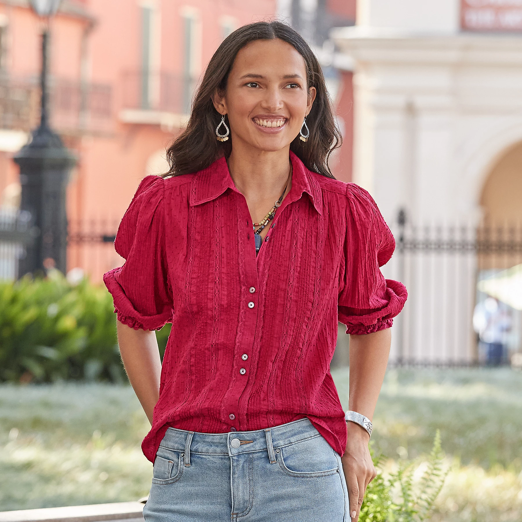 Saint Michele Shirt, Petite 3 Saint Michele Shirt, Petite