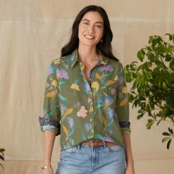 Floral Voyage Shirt, Petite