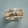 Pearls Of Three Spinner Ring