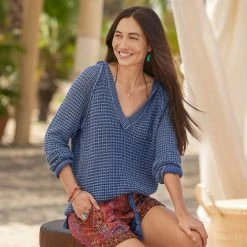 Calm Harbors Sweater Hoodie, Petite -Sundance Sales 2024 98f7e0c7 6cf7 4830 981d e396c9666aa2