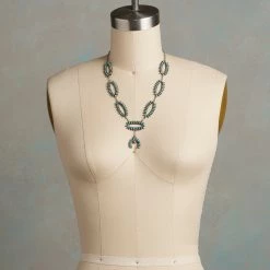 1930s Turquoise Petit Point Necklace -Sundance Sales 2024 998d30a5 d210 4a5c 8509 93d68454aa25