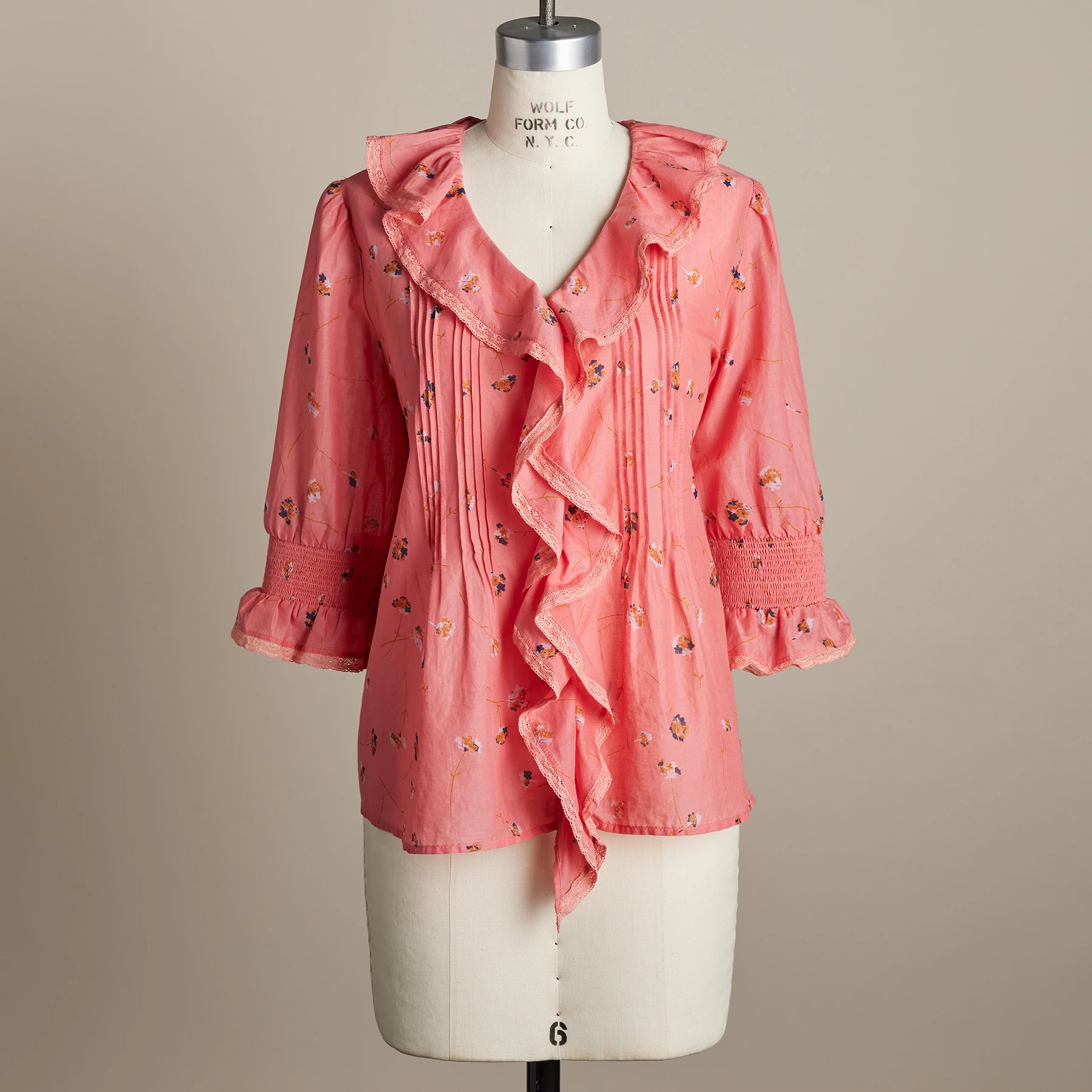 Floral Beatrice Ruffle Top 5 Floral Beatrice Ruffle Top - Image 3