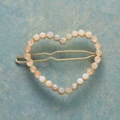 Bianca Pink Opal Barrette