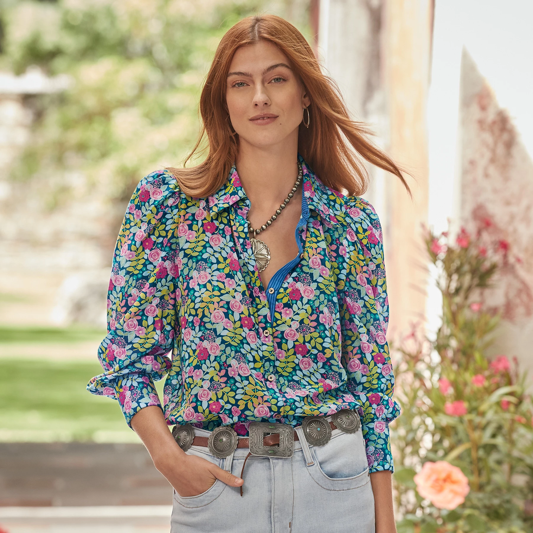 Rosie Vines Shirt - Petites 3 Rosie Vines Shirt - Petites