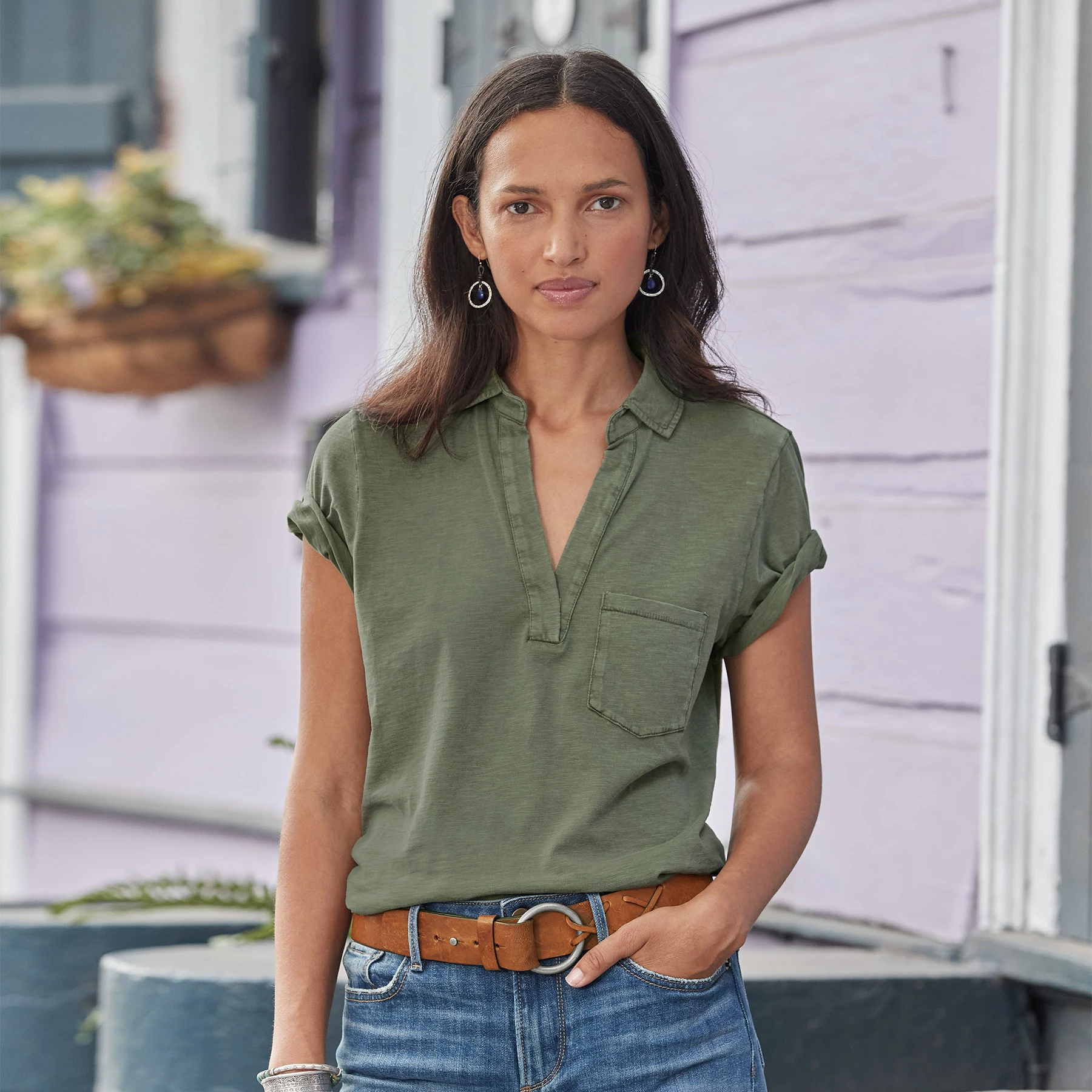 Cantrelle Tee, Petite 3 Cantrelle Tee, Petite