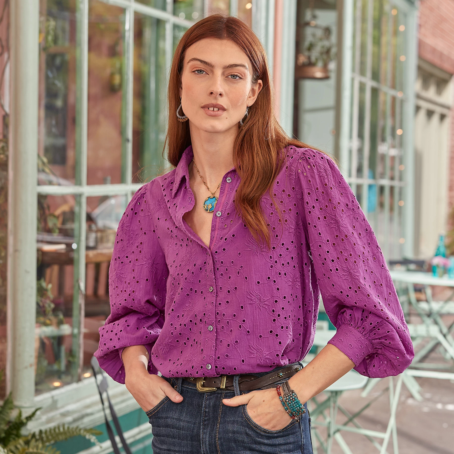 Celestine Eyelet Shirt 3 Celestine Eyelet Shirt