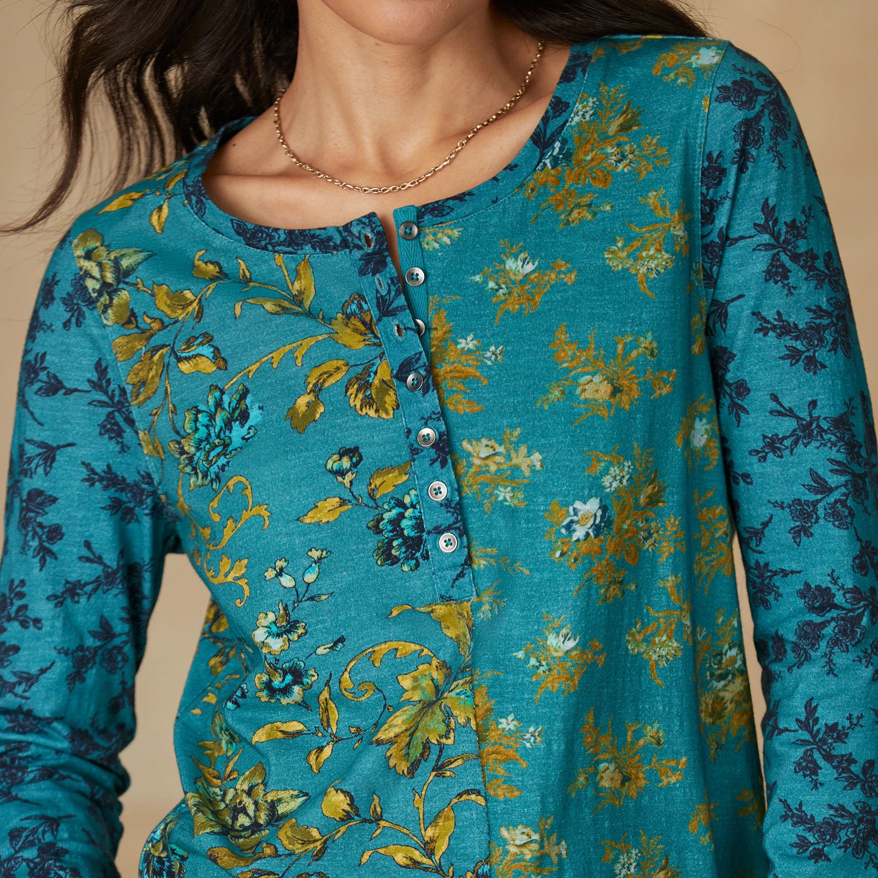 Jordane Floral Tee, Petite 4 Jordane Floral Tee, Petite - Image 2