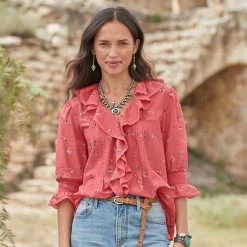 Floral Beatrice Ruffle Top, Petite -Sundance Sales 2024 c8d5b604 5ecb 435b 820d 904fea4c9740