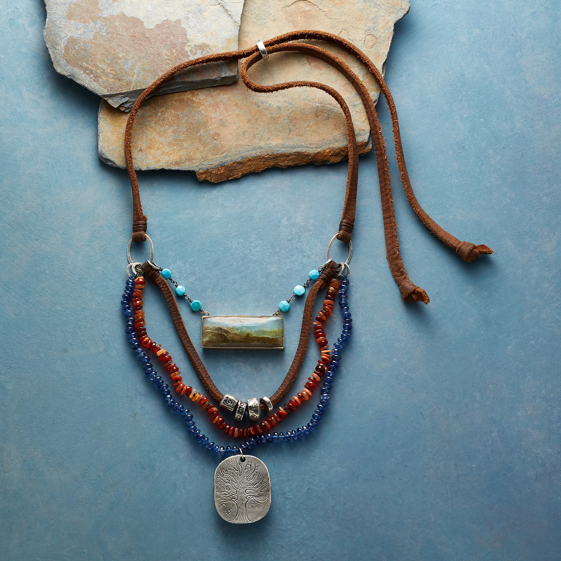 Mountain Sunset Necklace 3 Mountain Sunset Necklace