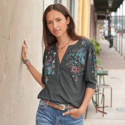 Avril Embroidered Henley -Sundance Sales 2024 d2fefc76 ca9b 4fbd ba10 a057bd3a4b89