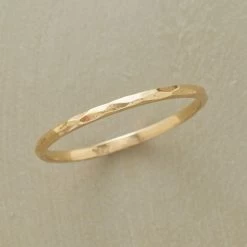 Slender 14kt Gold Band
