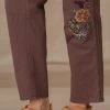 Natalia Embroidered Pants - Petites