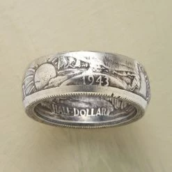 Walking Liberty Half-dollar Ring