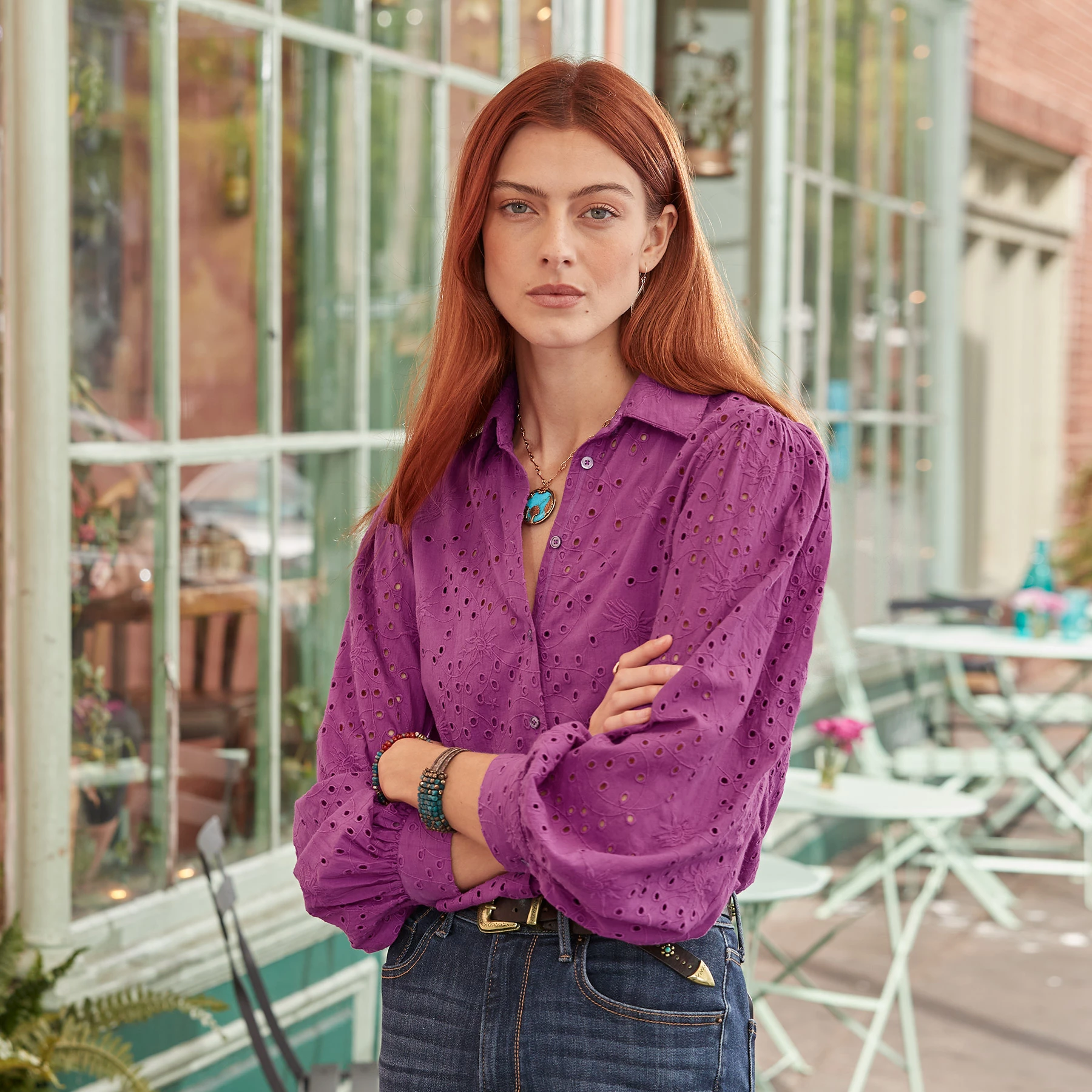 Celestine Eyelet Shirt 11 Celestine Eyelet Shirt - Image 9