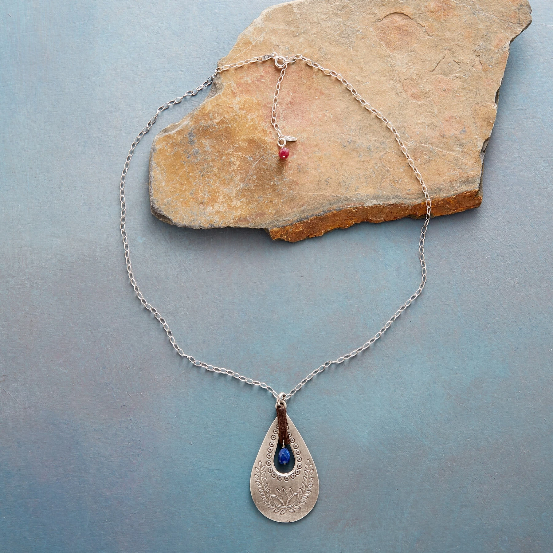 Blue Lotus Necklace 4 Blue Lotus Necklace - Image 2