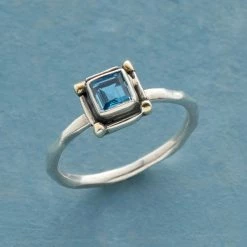 Terraced Topaz Ring