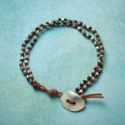 Do-Si-Do Pewter Bracelet