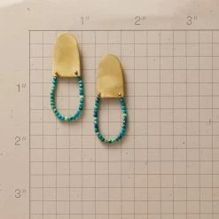 Brass Turquoise Earrings -Sundance Sales 2024 f923c500 a1c7 4817 a01e 3e32ab153daa
