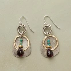 Circles And Stones Earrings