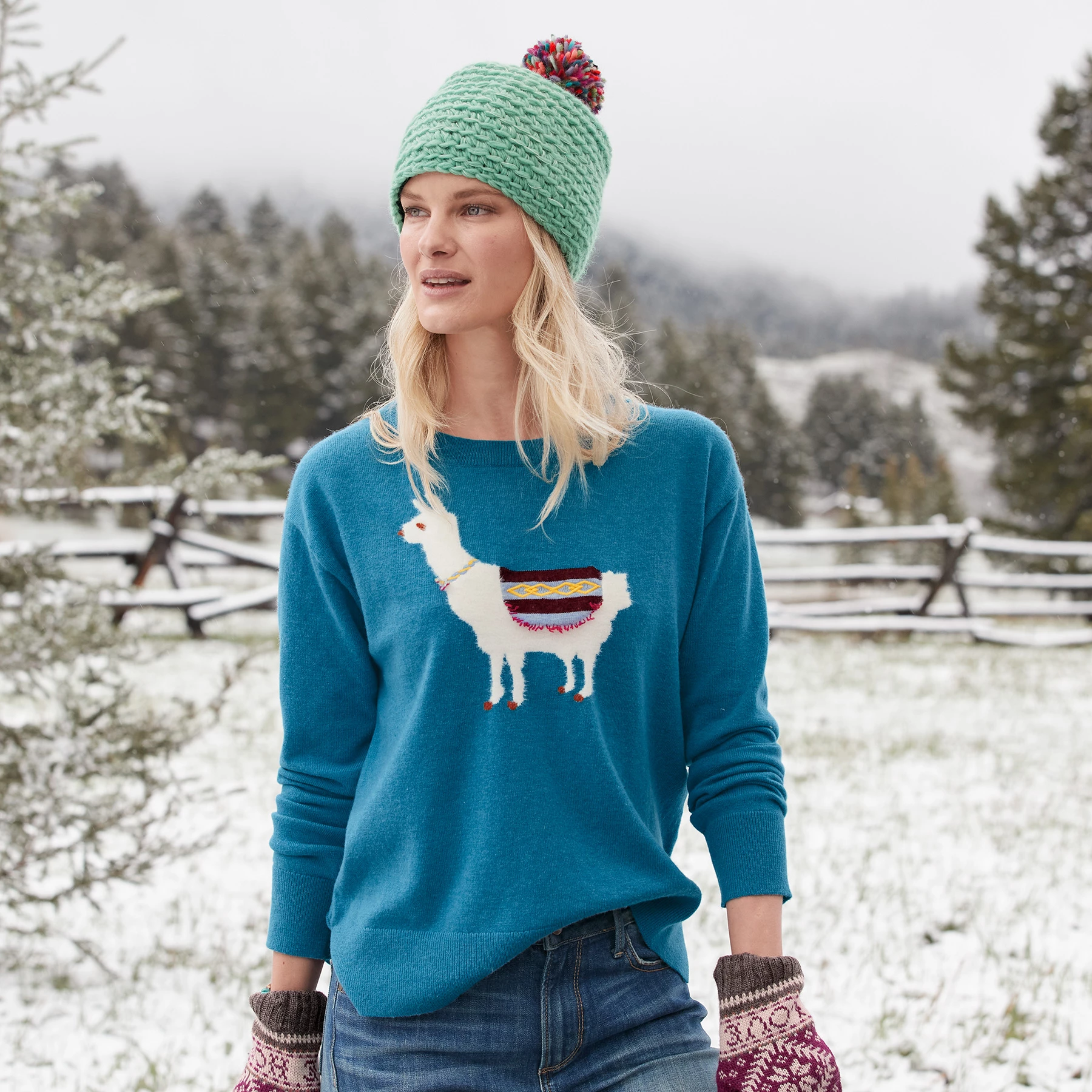 Laid Back Llama Sweater 6 Laid Back Llama Sweater - Image 4